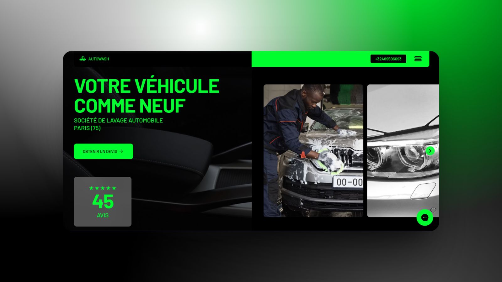 Preview of the AutoWash project