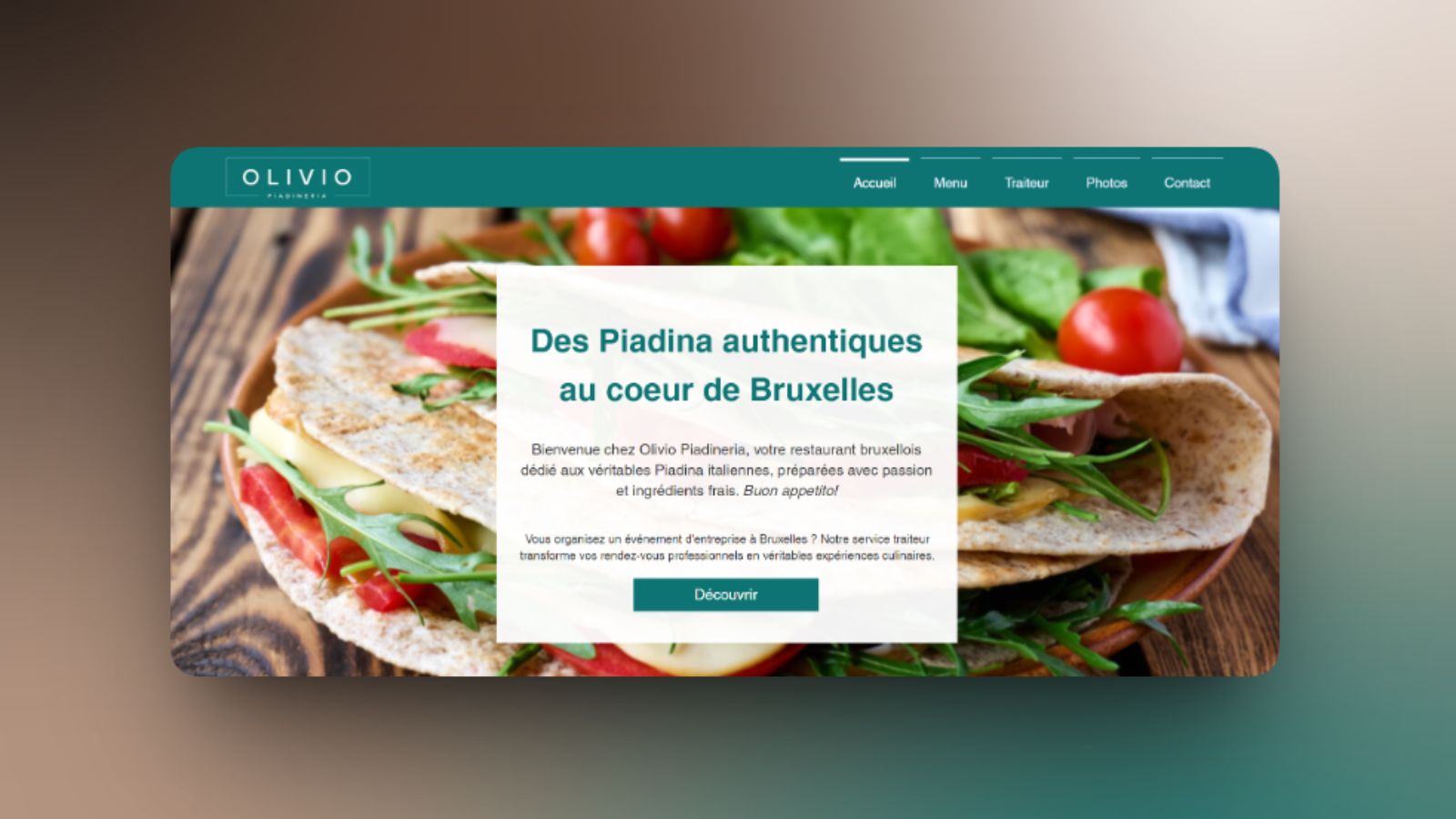 Preview of the Olivio Piadina project