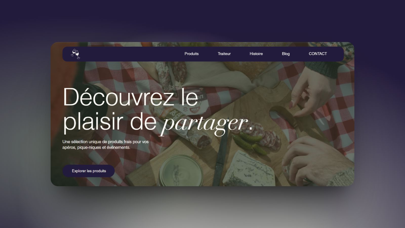 Preview of the Partage entre amis project